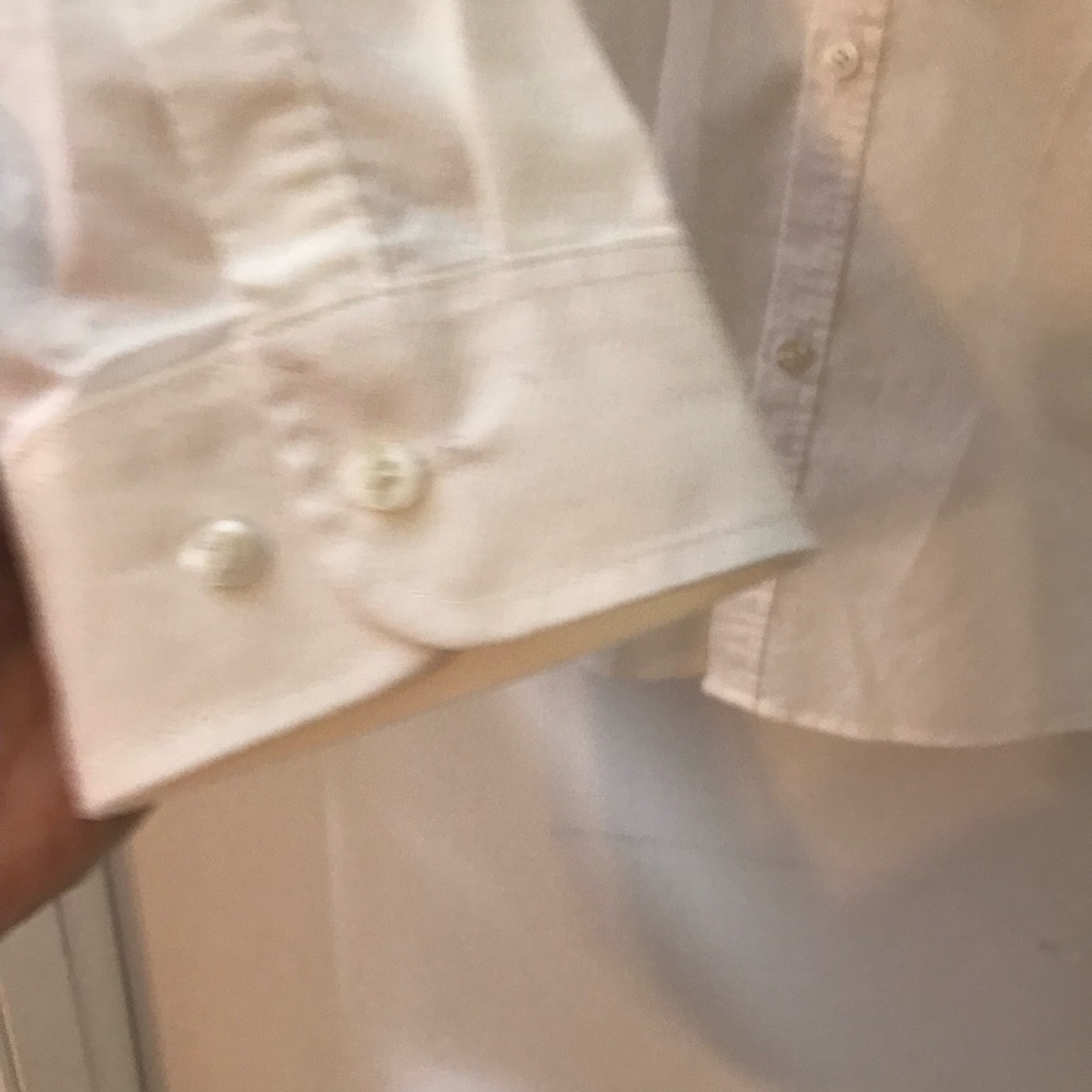 ✨✨5/$10✨✨ Wonder Nation Boys Kids White Long Sleeve Button Down Shirt XXL (18) - Picture 6 of 8